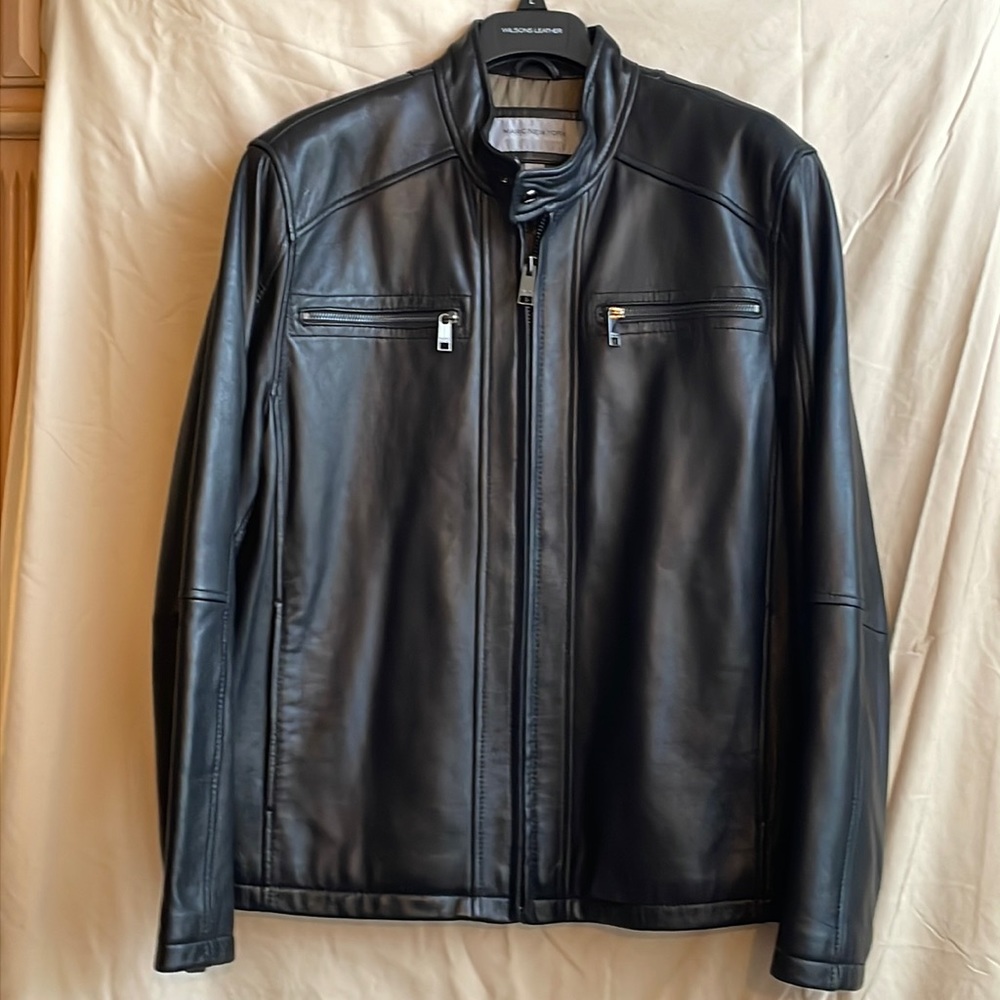 Marc New York - Andrew Marc Men’s Luxury Leather Jacket - Large